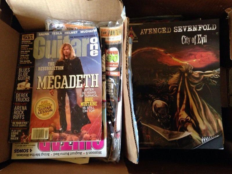 Wanted: Guitar magazines and tab books