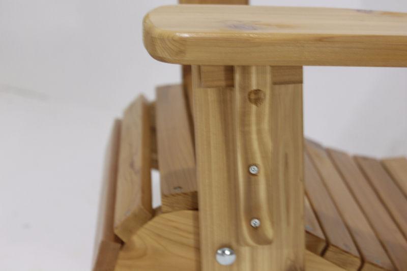 Solid cedar wood outdoor Adirondack/Muskoka chair furniture
