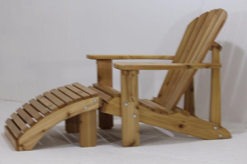 Solid cedar wood outdoor Adirondack/Muskoka chair furniture