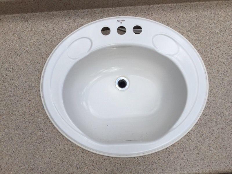 2 Matching New Sinks & Countertops (Sinks Can Be Removed)