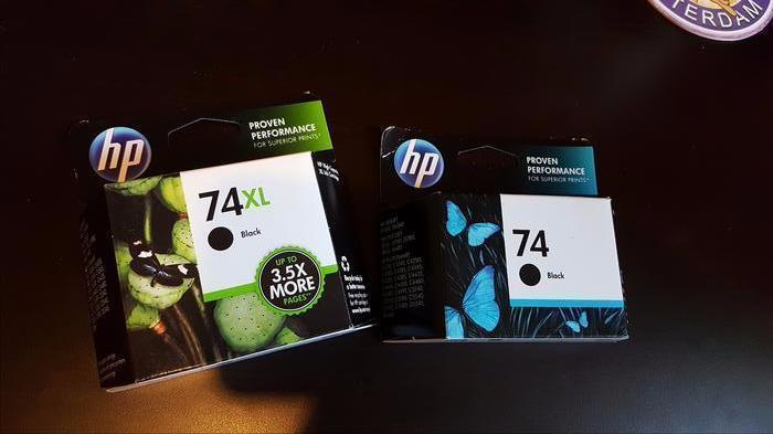Ink Cartridges HP 74XL (Black) and HP 74 (Black)