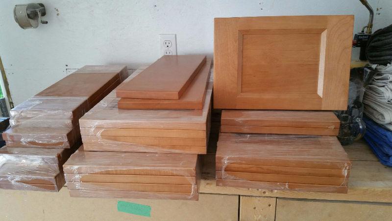 Maple drawer fronts