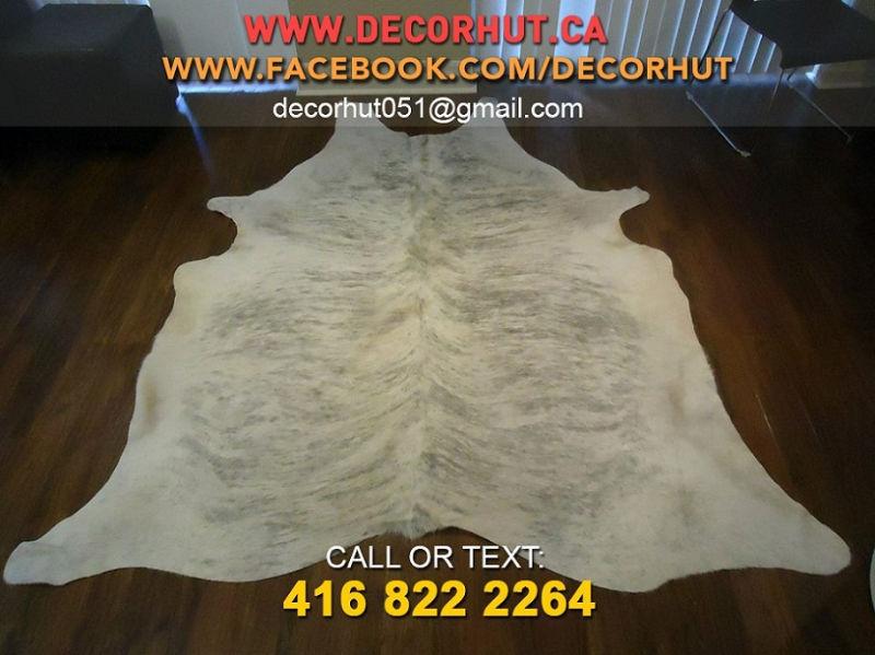 Unique and Natural Skin Area Rug Cowhide Rug