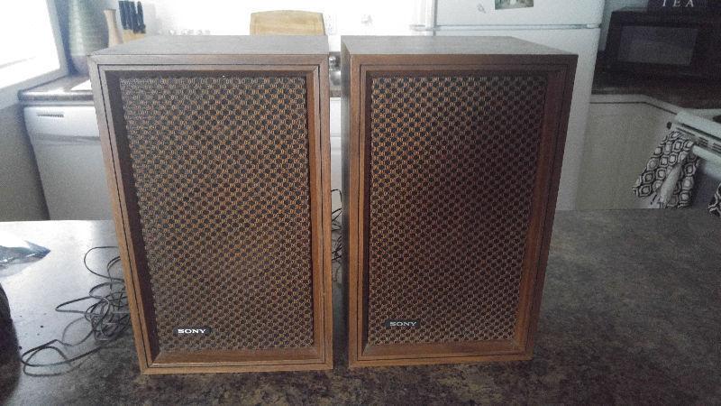 Rare vintage Sony speakers, in perfect working condition $80