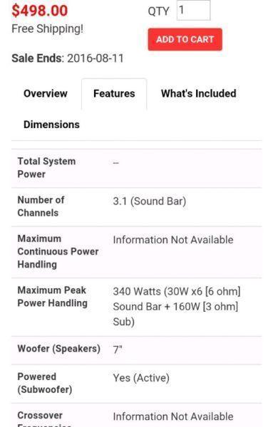 Samsung sound bar HW-K550