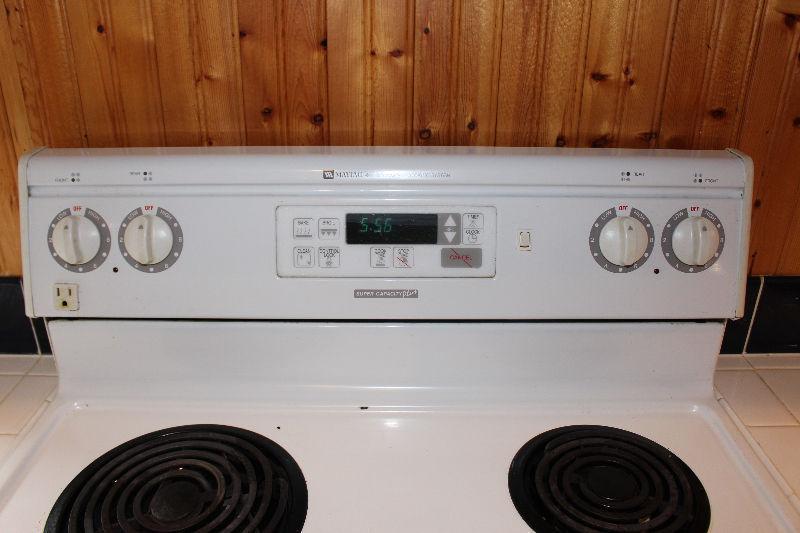 Maytag electric oven range