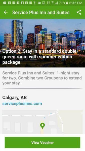 Calgary Getaway. 1 night hotel and Calaway Park or Zoo