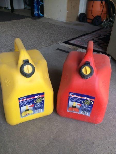 Diesel and Gas fuel cans