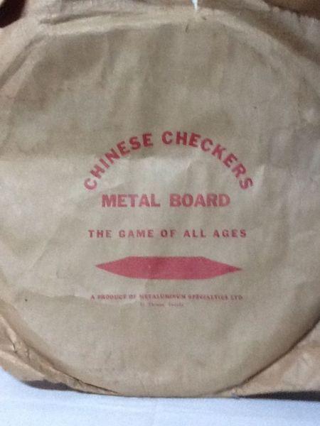 Chinese Checkers Metal Board Game