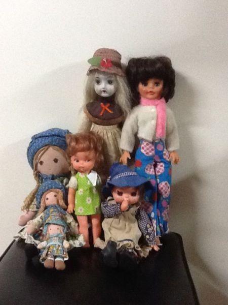 Collection of Seven Dolls