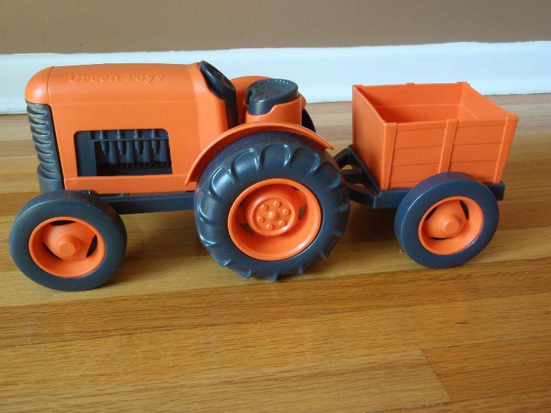 Green Toys Tractor & Wagon