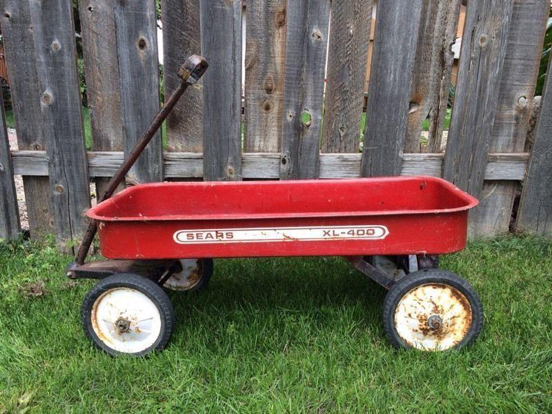 Vintage Sears XL-400 kids wagon