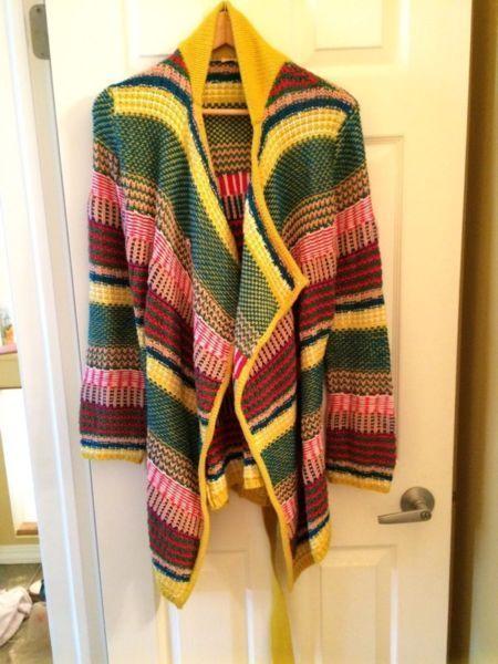 ❤️AWESOME & UNIQUE RAINBOW SWEATER / WRAP