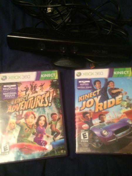 Kinect for Xbox 360 and 2 games