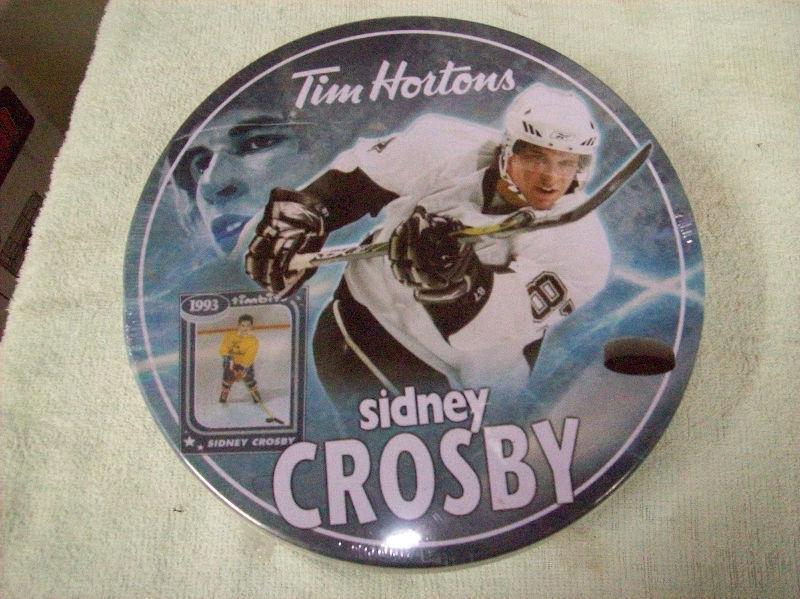 SIDNEY CROSBY COLLECTOR JIG SAW PUZZLE IN METAL TIN