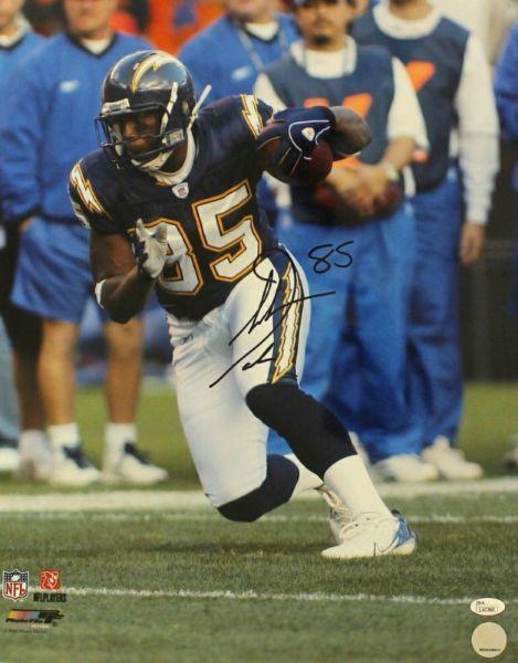 Antonio gates signed chargers 16x20 with COA