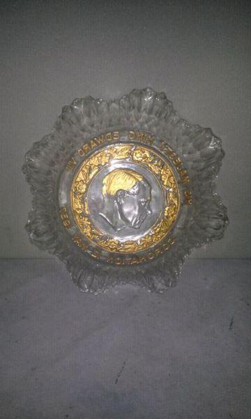 King Edward viii coronation plate gold leaf