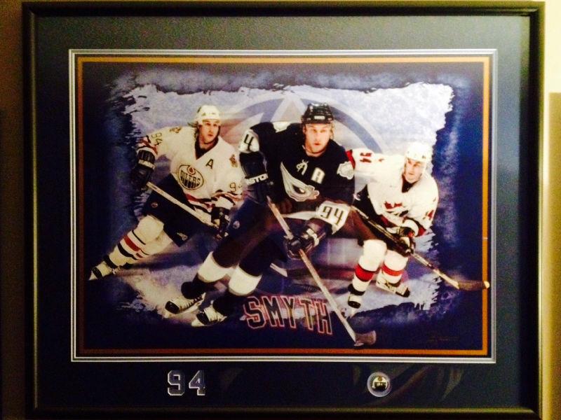 Oilers Ryan Smith Framed Picture