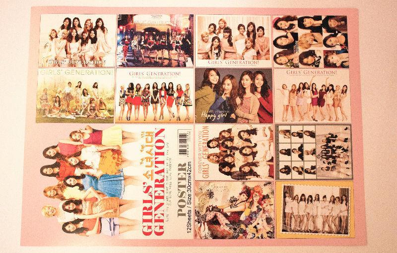 SNSD Girls Generation 12 Poster Collection Set