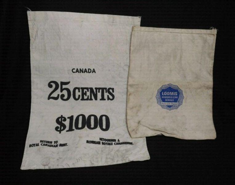 Old coin bags