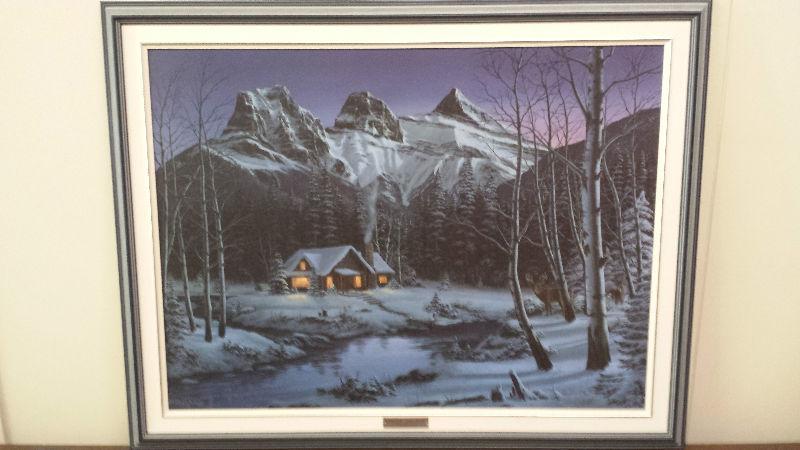 Winter Solitude -Fred Buchwitz Oil Painting