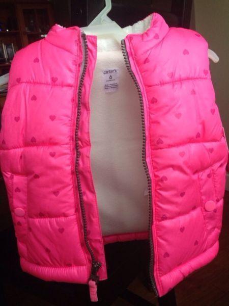 Wanted: Adorable Baby Puffy Vest, Carter's 6m, new with tags (was $28)
