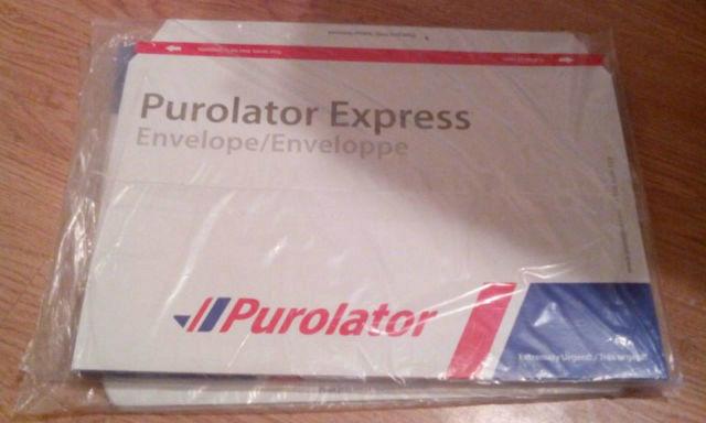 20 Brand New Purolator Express Envelopes (12