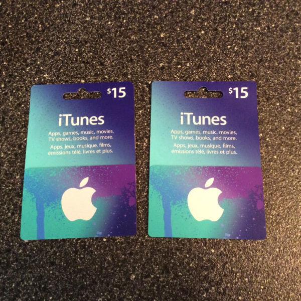 iTunes Gift Cards