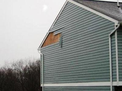 Siding roofing soffit fascia windows doors Gutters downpipes