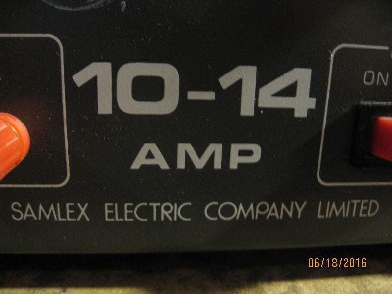SAMLEX RPS-1210 DC POWER SUPPLY HAM RADIO CB RADIO CAR AUDIO