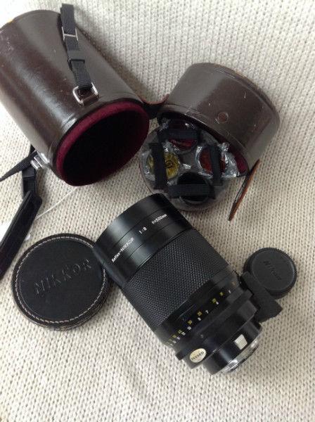 Nikon Reflex-NIKKOR f=8 500mm lens made in Nippon Kogaku Japan
