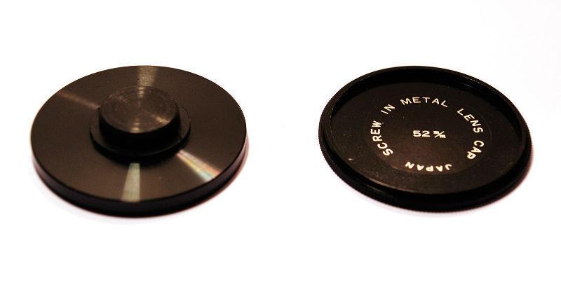 Metal 52mm Lens Cap / Stack Cap Lens Filter Storage
