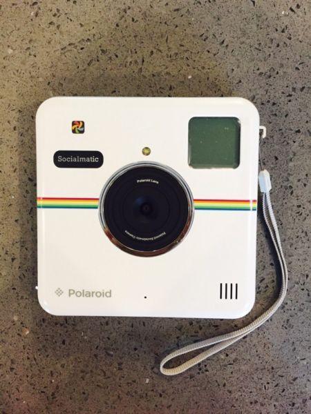 Polaroid Socialmatic Instant Print Camera (White)