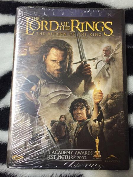 Lord of the Rings Trilogy DVD...2 are unopened...one has