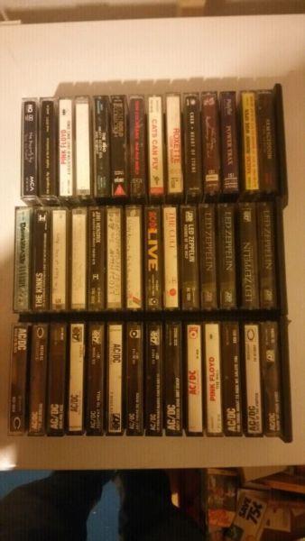 Various rock cassettes 40$