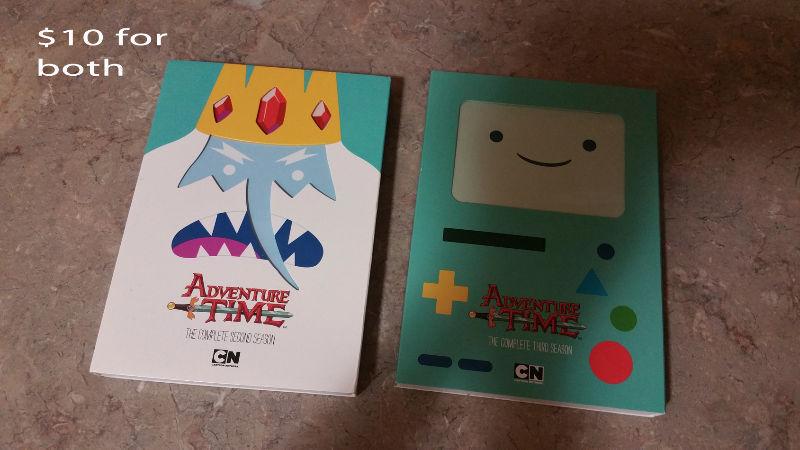 $10 FOR BOTH - Adventure Time Season 2 and 3