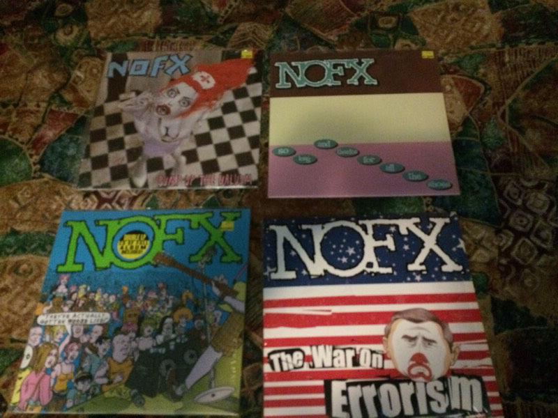 Pennywise , nofx vinyl records