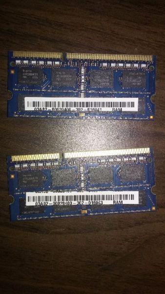 Two 4GB 204pin RAM cards