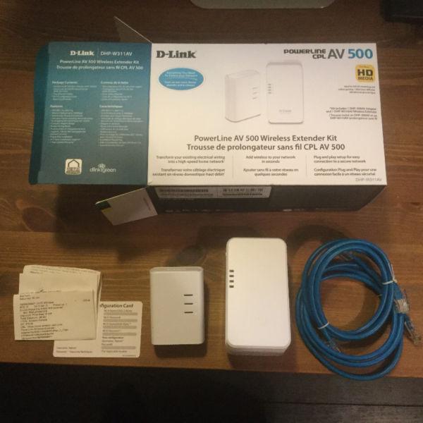 D-Link power line wireless extender