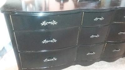 12 drawer curved front dresser
