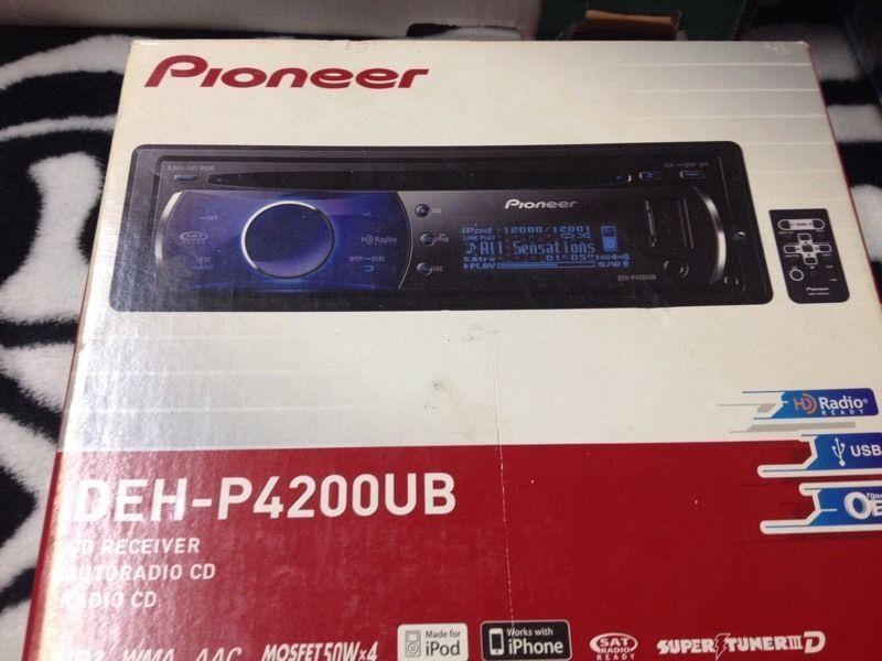 Brand new Pioneer Cd/MP3 receiver DEH-4200UB $100