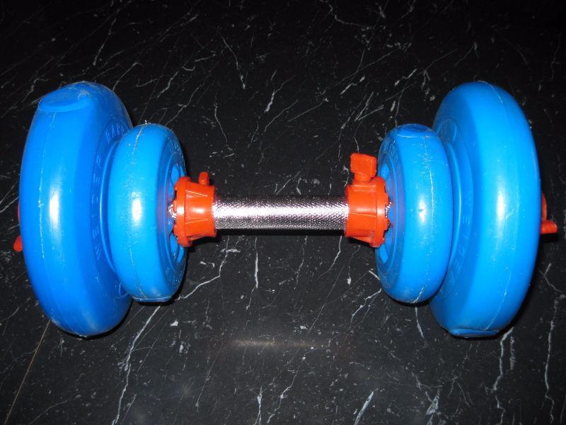 WEIDER BARBELL EXERCISE WEIGHTS EQUITMENT LIKE NEW