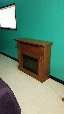 Solid Oak Fireplace for $500.00 or Best Offer