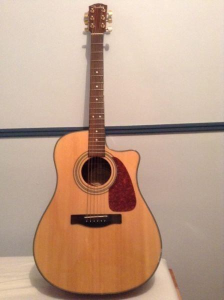 Fender Cut-away CD-220SCE Acoustic for sale PRICE REDUCED