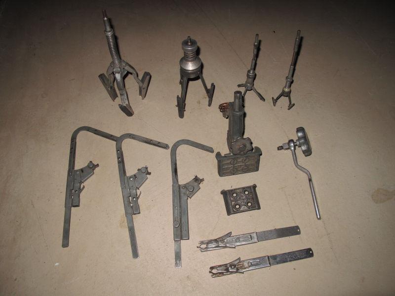 rare vintage valve, piston tools from 1930's-1957