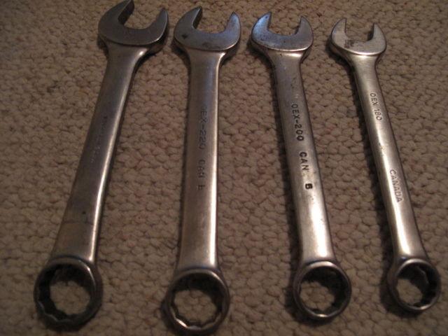 snap on stubbie combo wrenchs