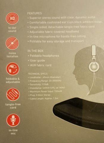 ** NEW Noise Isolation - Foldable - High-Def - Headphones