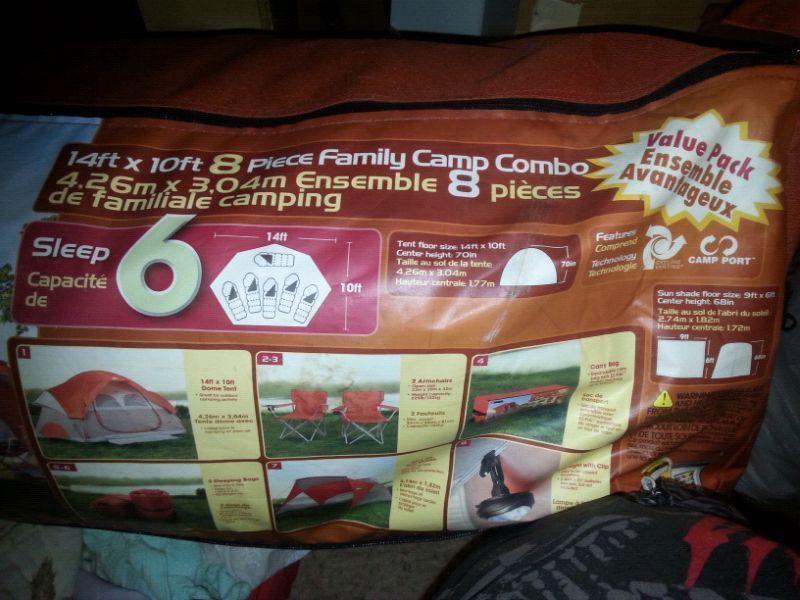 8 piece camping set