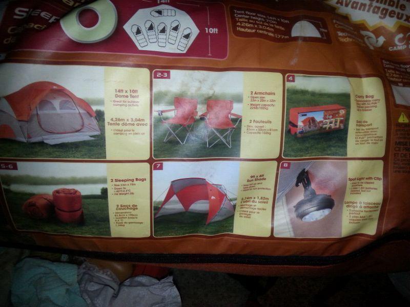 8 piece camping set