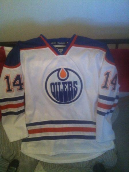 Jordan Eberle home and away jersey. (Not authentic)